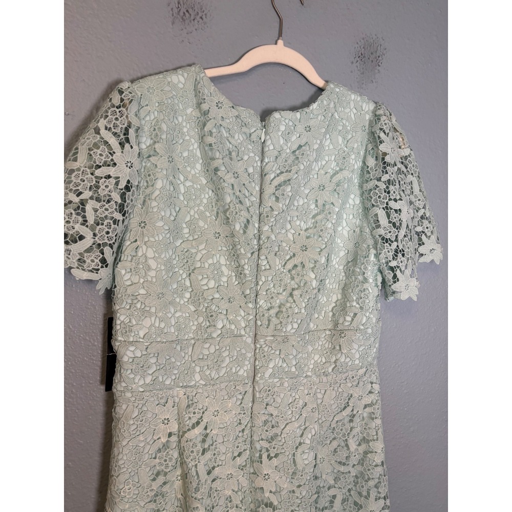NWT Lulus Sweetie Mint Lace Short Sleeve Mini Dress Size XL - Picture 8 of 10